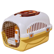 Rubeku Pet Carrier Portable Crate Yellow, CS2017000339, cat Bags / Carriers, Rubeku, cat Accessories, catsmart, Accessories, Bags / Carriers